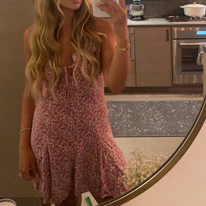 Floral Printed Ruffle Dress